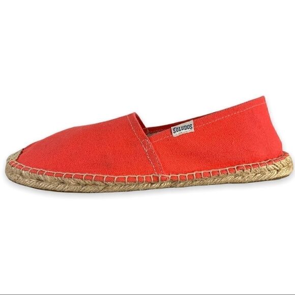 Soludos Neon Orange Espadrilles - Picture 1 of 8